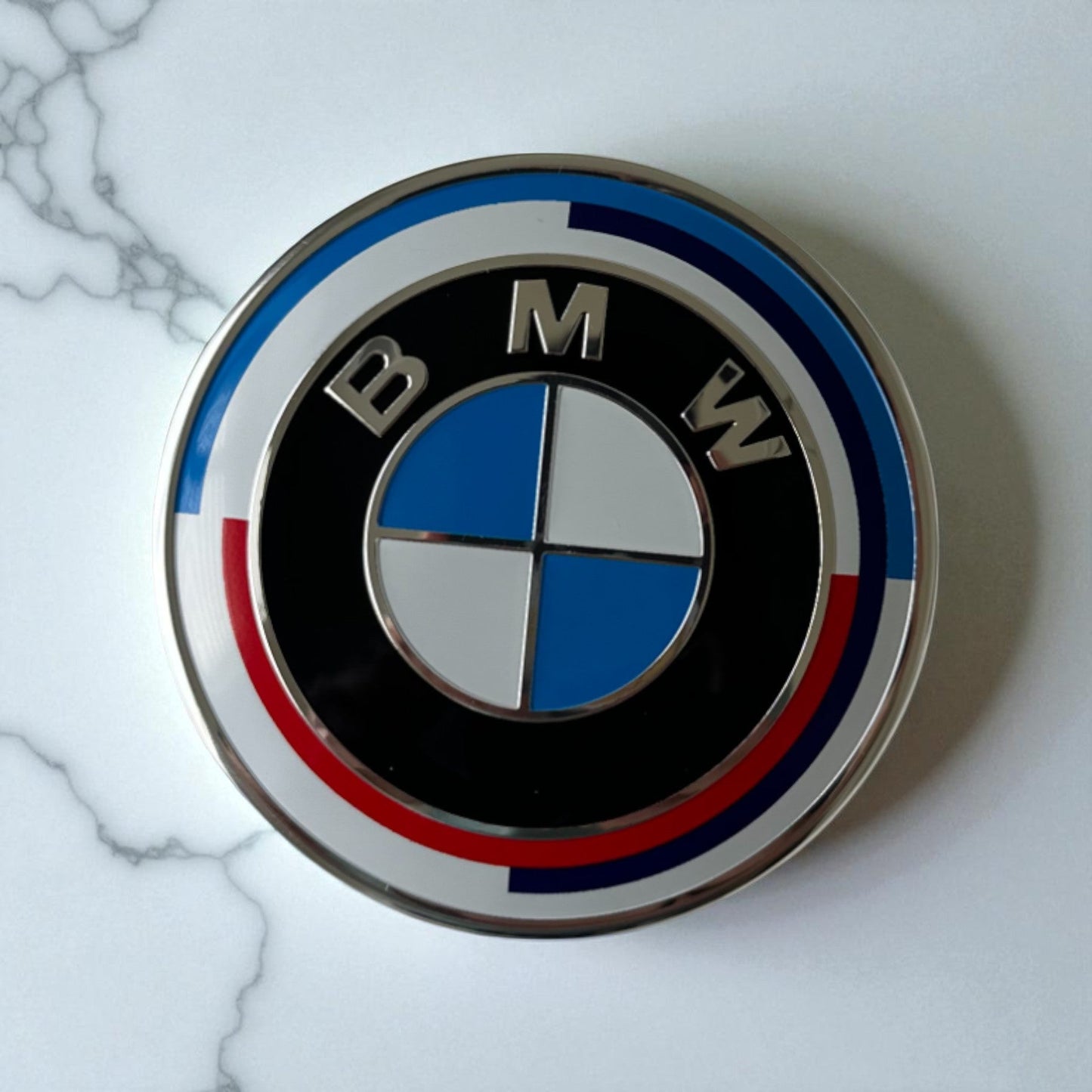 3Pcs BMW Emblem / Badge For Steering Wheel, Hood, Trunk-4