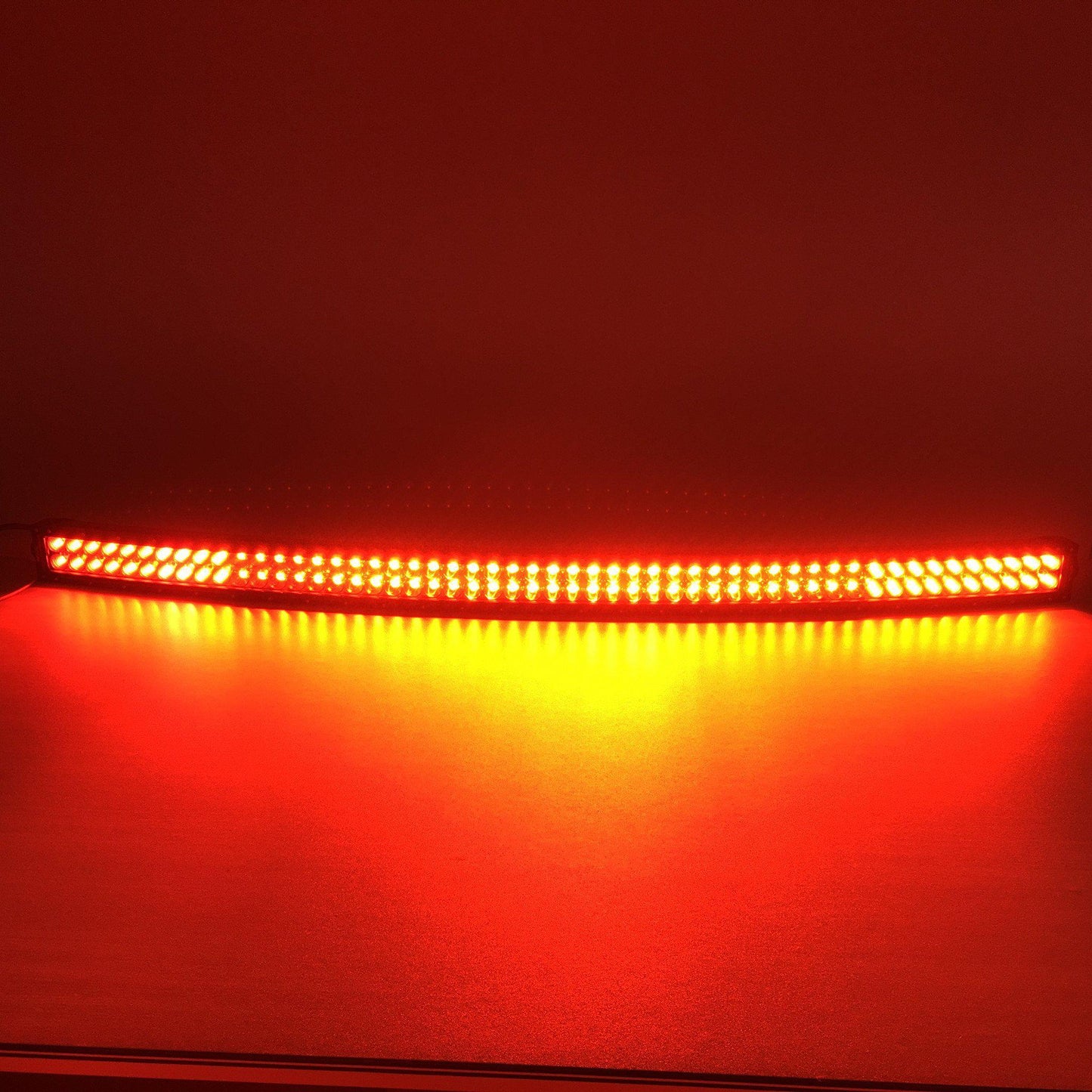 50" Dual Color Strobe Curved Light Bar-4