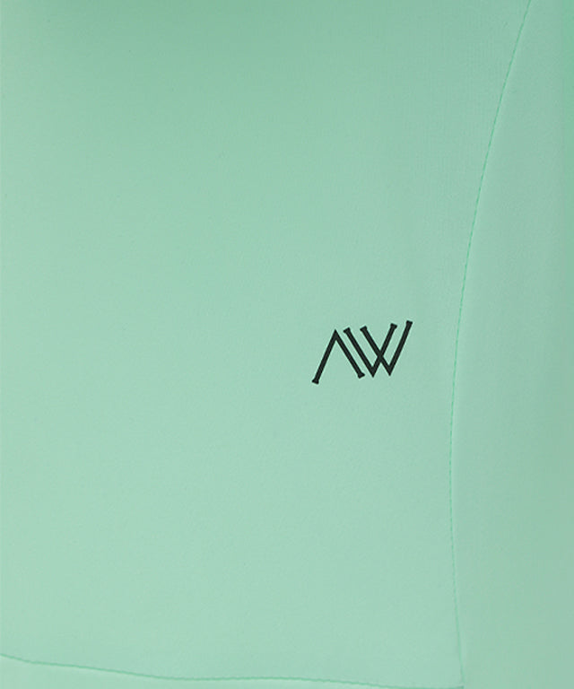 ANEW Golf: Women's Mash Block Point Short Sleeve Long T-Shirt - Light