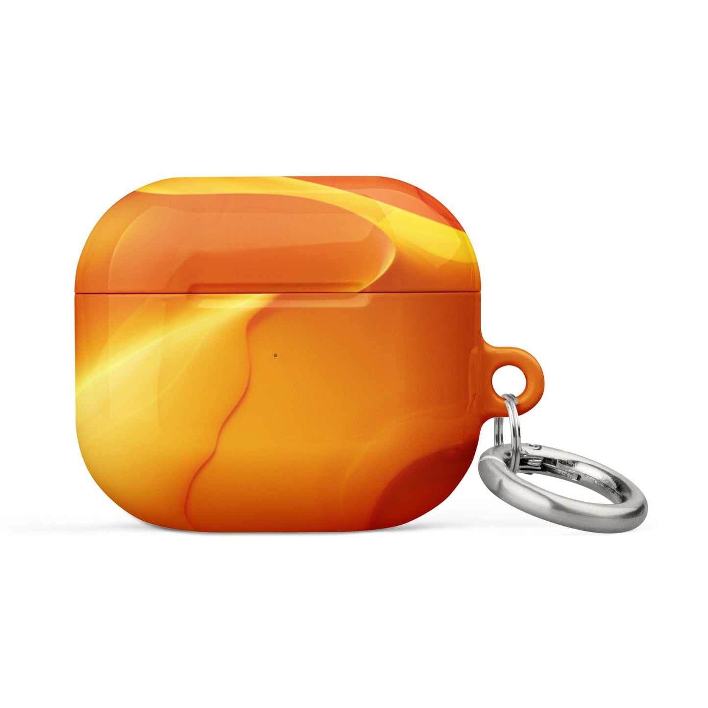 Yellow Abstract AirPods Case-7