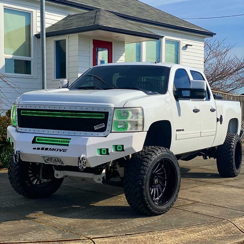 1 RGB Light Bar Sync with 4 Packs RGB LED Pods-1