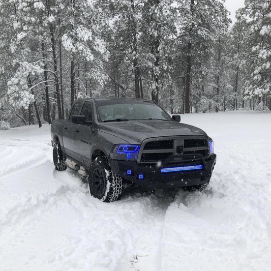 1 RGB Flow Light Bar Sync with 4 packs RGB Flow LED Pods-0