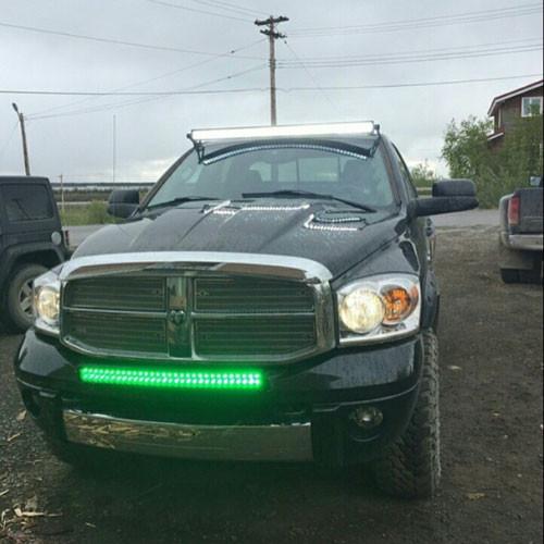 31.5" Dual Color Strobe Curved Light Bar-4