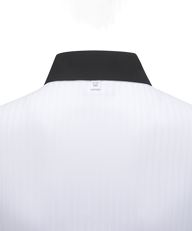 ANEW Golf: Women Color Block Corduroy Sleeveless - White