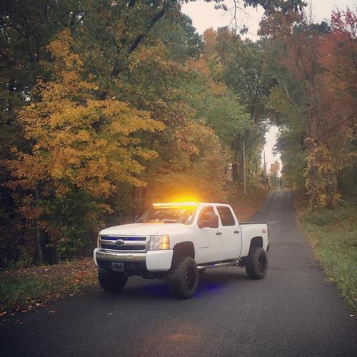 52" Dual Color Strobe Curved Light Bar-4