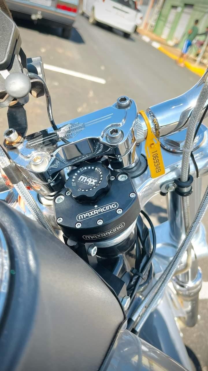 MaxRacing MAX20 Steering Damper for Harley Davidson Dyna FXDB