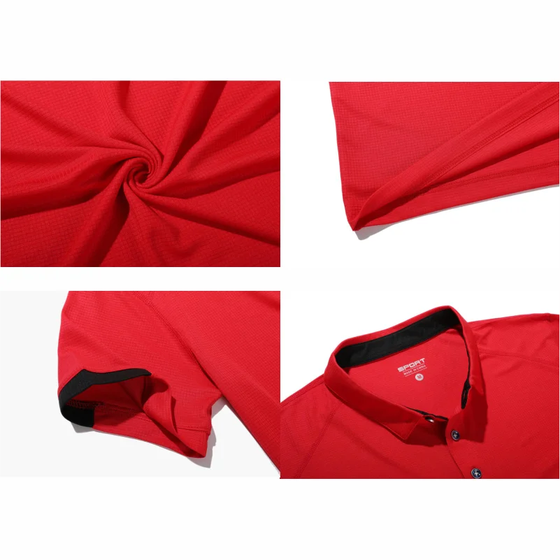 Quick Drying Short Sleeved Polo Shirt Golf Company Group Brand