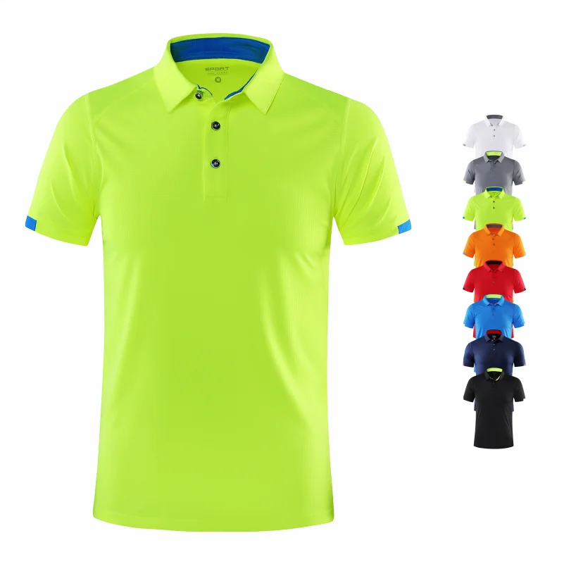 Quick Drying Short Sleeved Polo Shirt Golf Company Group Brand