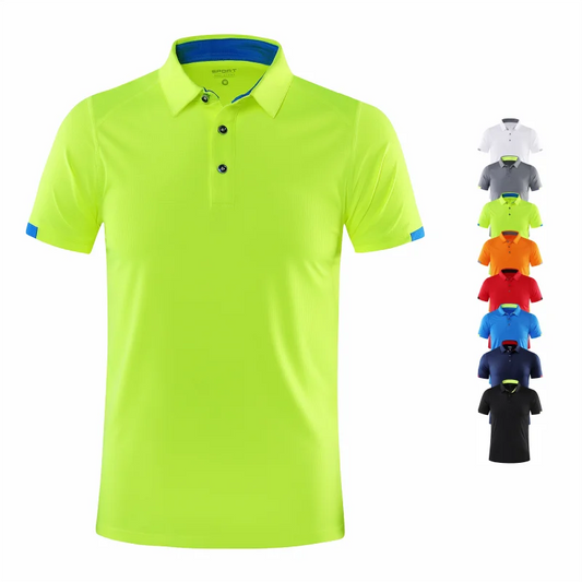 Quick Drying Short Sleeved Polo Shirt Golf Company Group Brand