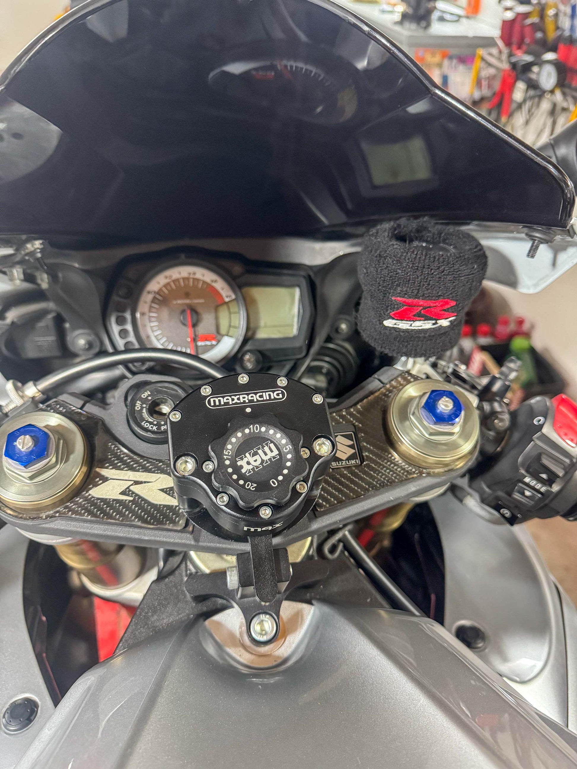 MaxRacing MAX20 Steering Damper for Suzuki GSX-R 600 | 750 (2008-2010)-1