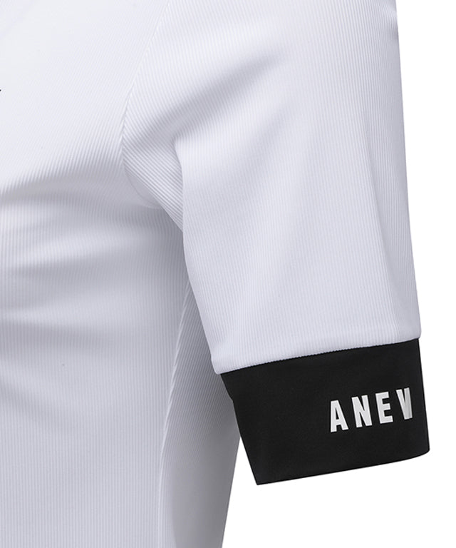 ANEW Golf:  Women Collar Transform Sleeved Long T-Shirt - White