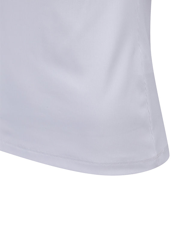ANEW Golf:  Women Collar Transform Sleeved Long T-Shirt - White