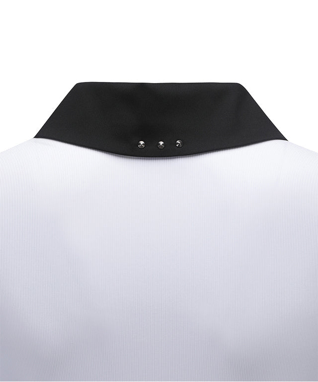 ANEW Golf:  Women Collar Transform Sleeved Long T-Shirt - White