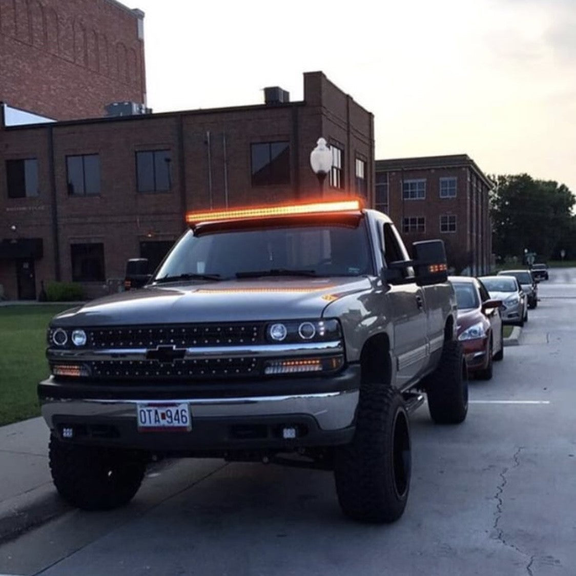 Dual Color Strobe 50 inch Led Light Bar-1