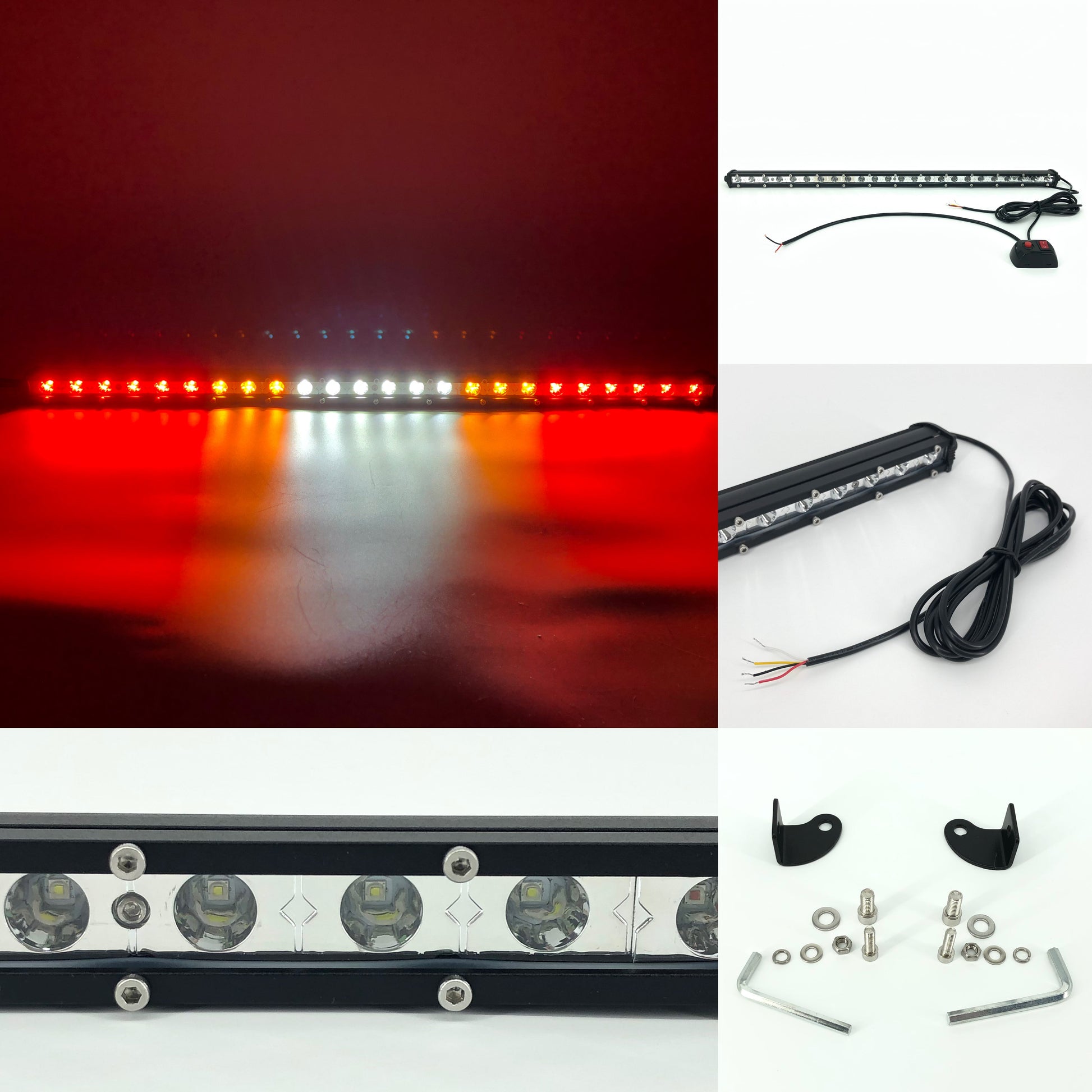38" 108w Offroad Rear Chase LED Strobe Light bar-0