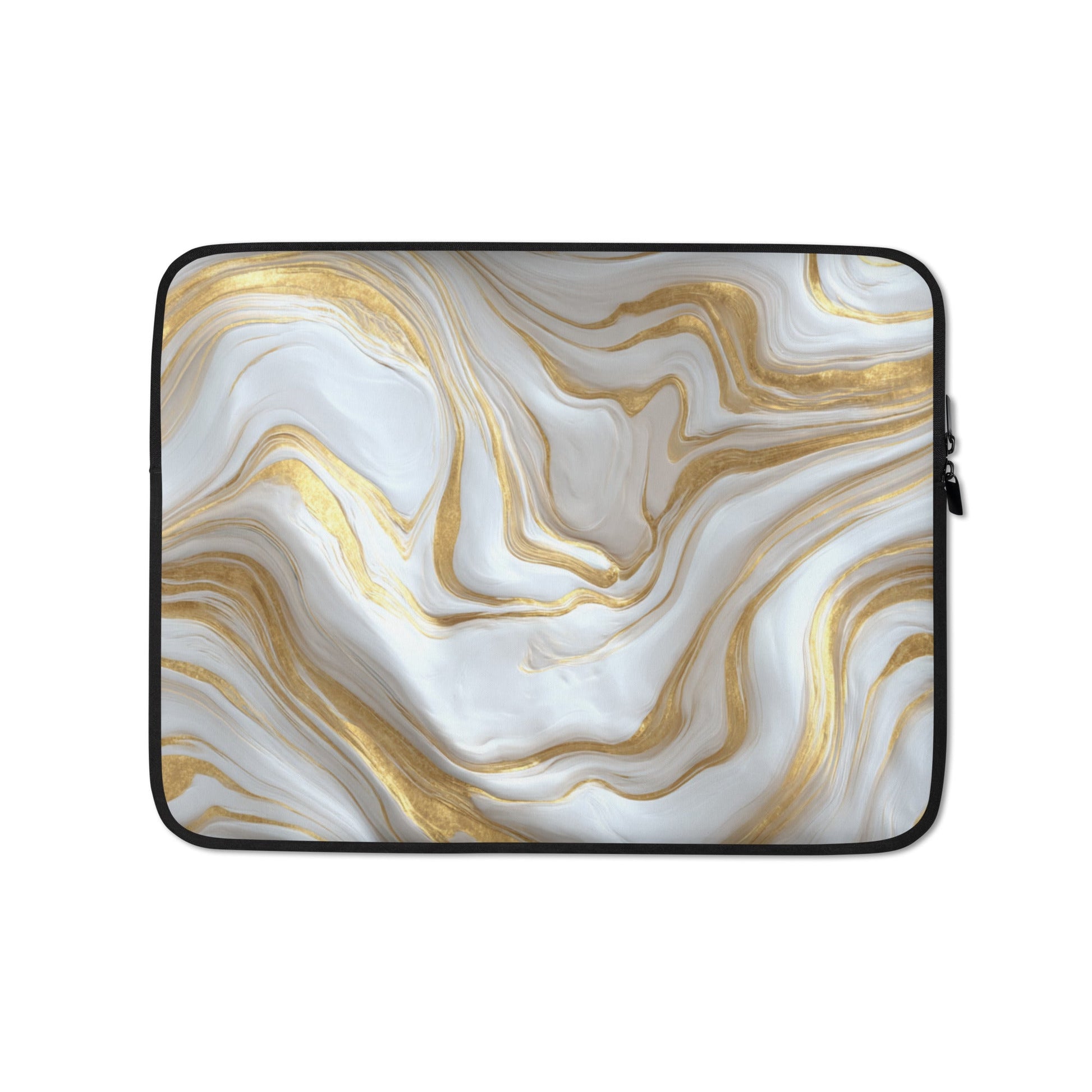 Golden Marble Vein Laptop Sleeve-0