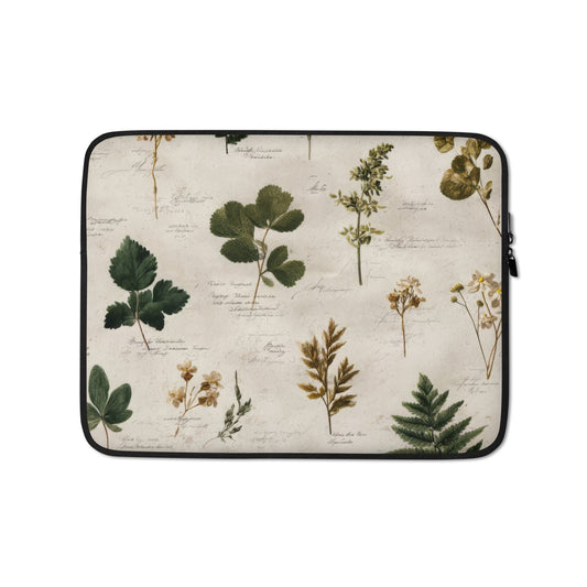 Botanical Vintage Laptop Sleeve-0