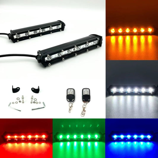 7'' 18W Ultra Slim Strobe Light Bar for truck-0
